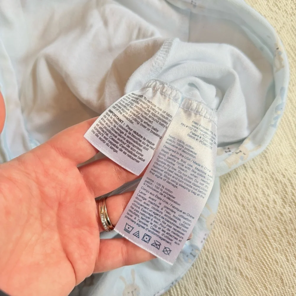 Halo swaddle wrap bunny sleepsack